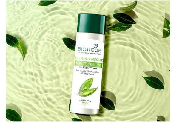 Biotique Morning Nectar Pore Tightening Toner - Image 2