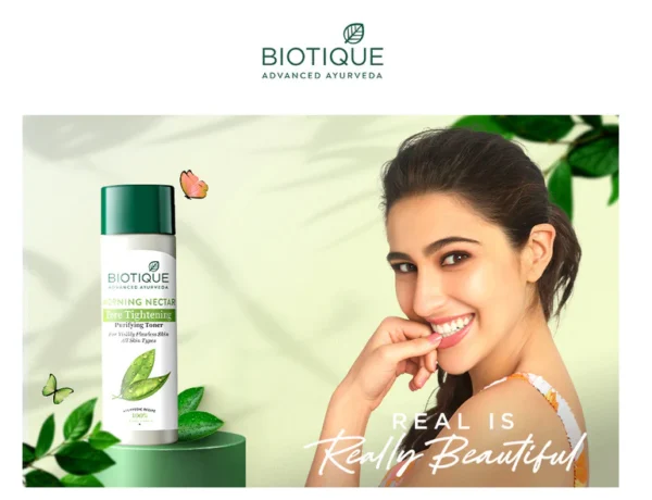 Biotique Morning Nectar Pore Tightening Toner - Image 4