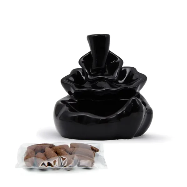 Iris backflow incense cone holder - Image 5