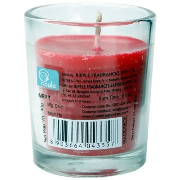 Iris dewberry candle shot glass 40gm - Image 4