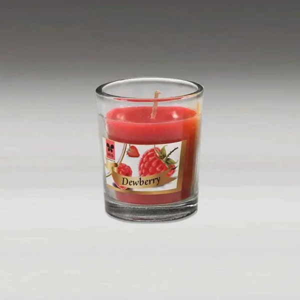 Iris dewberry candle shot glass 40gm - Image 3