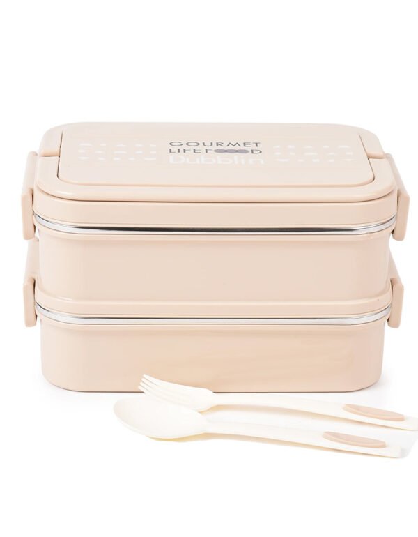 Dubblin Duplex Lunch Box-Ivory